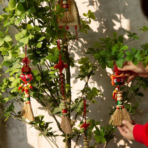 Handmade Handicrafts Pendant Small Broom with Dustpan, Room Decor |Housewarming - Picture 7 of 7